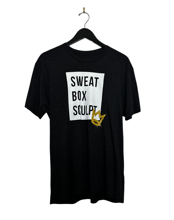 Sweat Box Sculpt Tee - Charcoal Grey